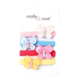 Butterfly Motif Clips & Jersey Elastics Set