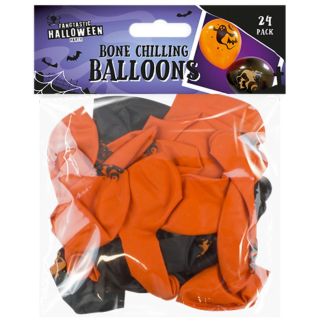 Bone Chilling Halloween Balloons - Pack of 24
