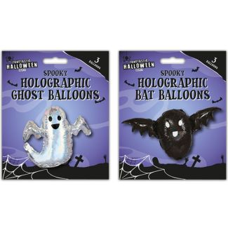 Spooky Holographic Balloons - Assorted