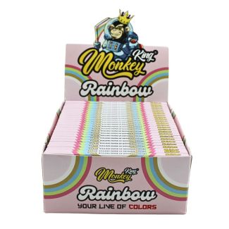 Monkey King Rainbow Colour King Size Slim Paper 
