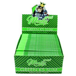 Monkey King Green King Size Slim Paper 