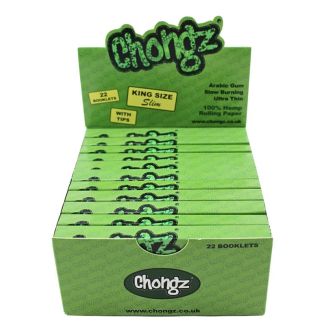 Chongz Pure HMP King Size Slim Paper + Tips 