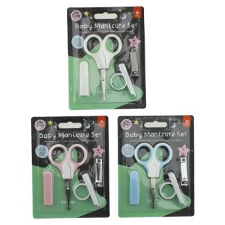 4 Piece Baby Manicure Set - Assorted