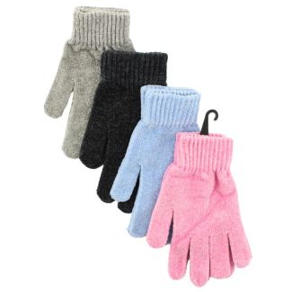 Ladies Thermal Chenille Magic Gloves - Assorted Colours 