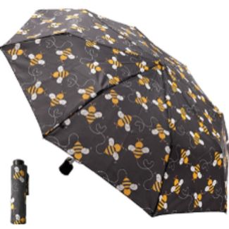 Bee Heart-Print Umbrella – (64cm)