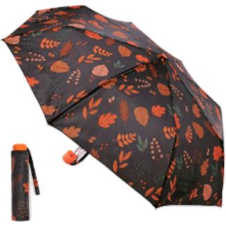 Autumn Leaves-Print Umbrella – (64cm)