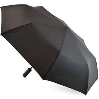 Plain Black Torch Handle Umbrella