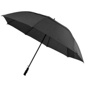 Black Auto Golf Umbrella Fibre Glass Shaft