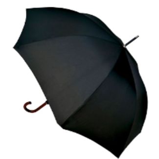 Men's Walker Umbrella – Plain Black