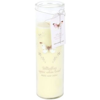 Butterflies Appear Tube Candle - Vanilla 