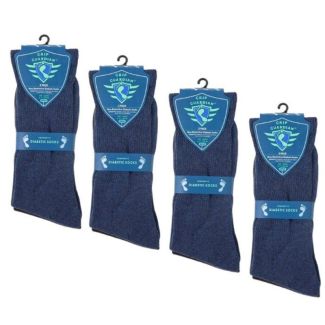 Men's Comfort Fit Diabetic Socks Non-Restrictive Cotton Blend (3 Pack) – Assorted