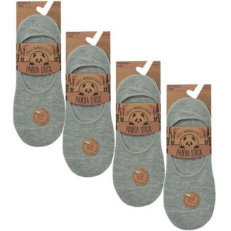Ladies Panda Stick Bamboo Invisible Socks – Assorted