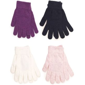 Ladies Thermal Wool Mix Magic Gloves - Assorted