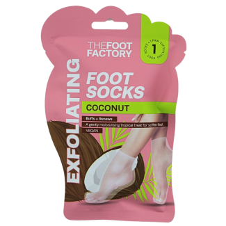 The Foot Factory Coconut Foot Socks - Exfoliating