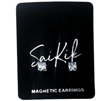 SaiKik Square Magnetic Earrings - 6mm