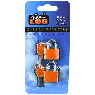 Travel Log Padlocks with Key 20mm