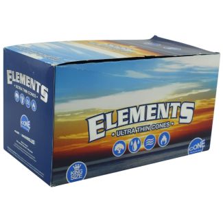 Elements Ultra Thin King Size Cones - Blue