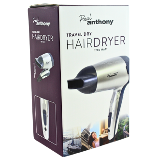 Paul Anthony Folding Handle Travel Hair Dryer