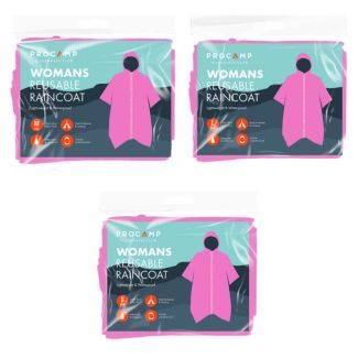 Women's Reusable Raincoat - Assorted Sizes 