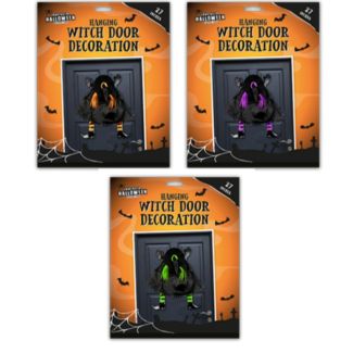 Wholesale Adult's Witch Door Decoration - Assorted 