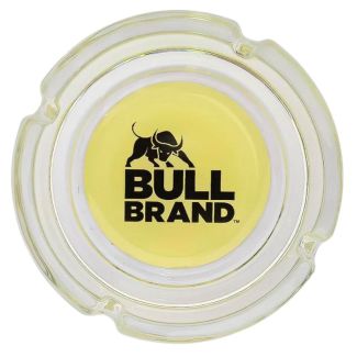 Bull Brand Glass Ashtray