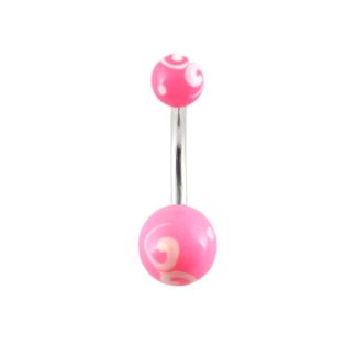 Painted Swirl Belly Bar