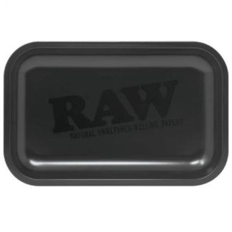 RAW Black Metal Tray 27.5cm x 17.5 cm