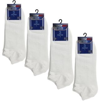 Men's White Trainer Socks (3 Pair Pack)