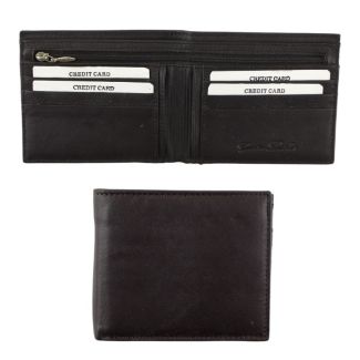 Men's Leather Wallet - Brown 