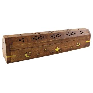 Wooden Incense Holder Storage Box 