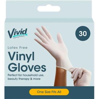 Vinyl Protective Gloves – Pack of 30