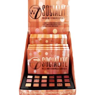 Wholesale W7 Eyeshadow - Socialite Pressed Pigment Palette 