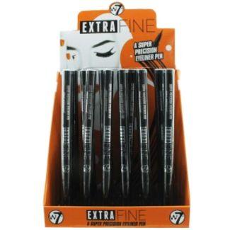 W7 Super Precision Waterproof Eyeliner Pen - Black