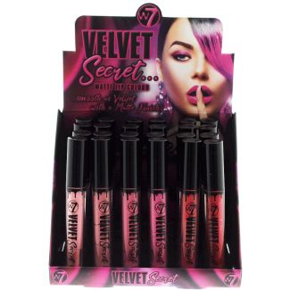 W7 Velvet Secret Matte Lip Colour - Velvet Pink