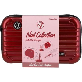 W7 Nail Collection Travel Case Gift Set - Crimson Hour