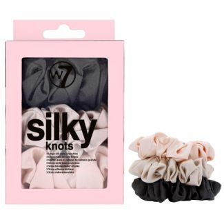 W7 Large Silky Knots Hair Scrunchies (Pack of 3)
