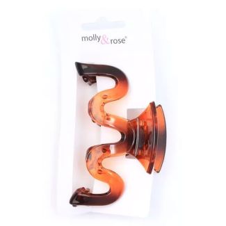 Waved Style Plastic Hair Clamps - 9cm 