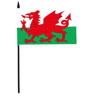 Wales Hand Flag Small - 6" x 4"