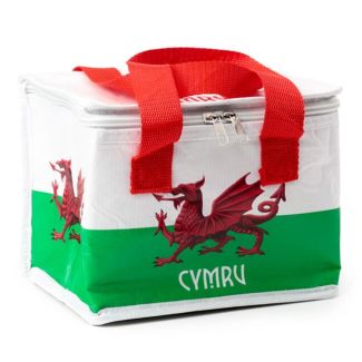 Welsh Dragon Wales Zip Up Insulated Lunch Bag 