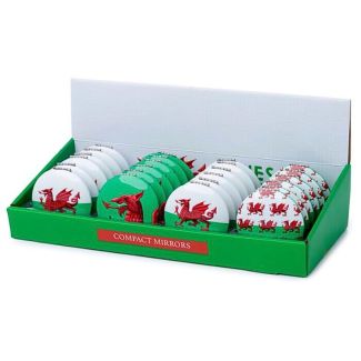 Welsh Dragon Wales Souvenir Compact Mirror - Assorted