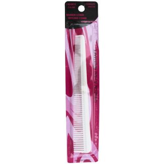 White Barber Hair Comb - 8cm