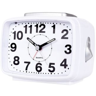Wholesale Acctim Titan 2 Alarm Clock - White 