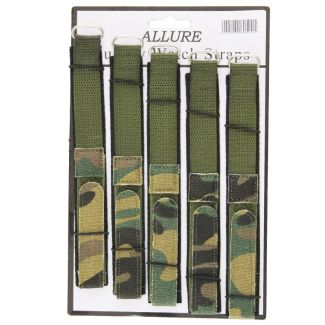 Wholesale Allure Military Camo Style Velcro Watch Straps - 22mm