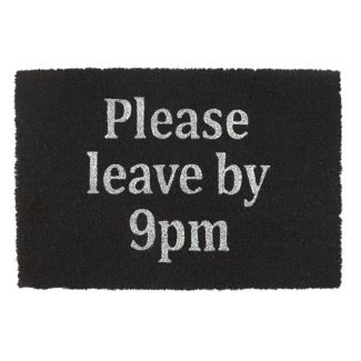 Wholesale Black Door Mat Please Leave By 9pm 