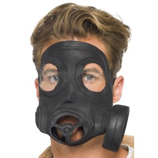 Wholesale Black Latex Gas Mask 