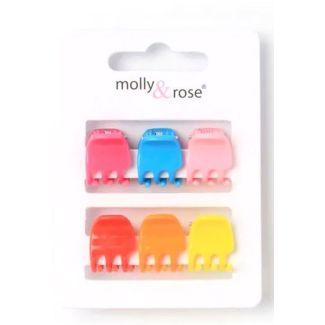 Wholesale Bright Coloured Mini Clamps - 1cm 