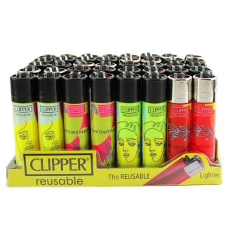 Wholesale Clipper Lighters "Women Power'' Design - Assorted 