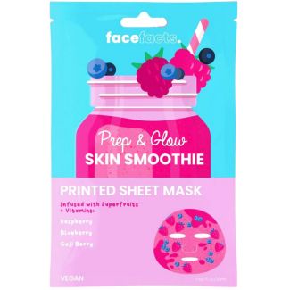 Wholesale Face Facts Prep & Glow Skin Smoothie Printed Sheet Mask 