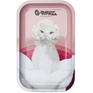 Wholesale G-Rollz Medium Metal R-Tray - Pink Diamonds (28 x 18 cm)