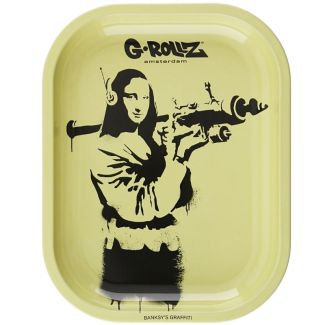 Wholesale G-Rollz Mini Metal R-Tray - Banksy Mona (18 x 14 cm)